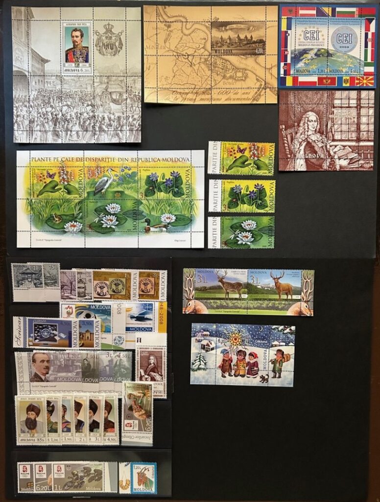 Moldova Moldavia Moldawien 2008 Year set all stamps and block's **