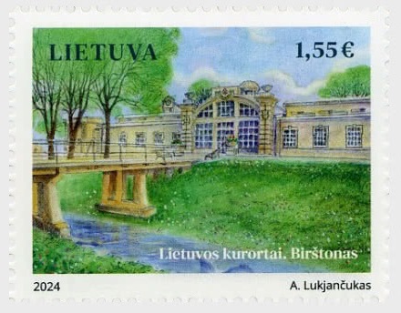 Lithuania Litauen Lituanie 2024 Resorts of Lithuania Birstonas LP stamp MNH