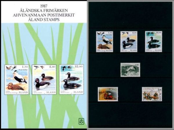 Aland Islands Åland Finland 1987 Stamps Year set MNH