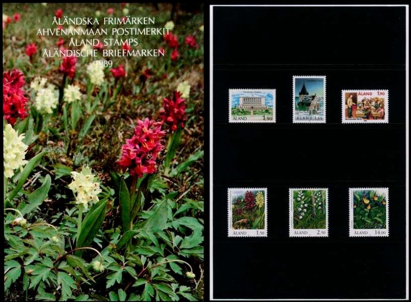 Aland Islands Åland Finland 1989 Stamps Year set MNH - Image 1