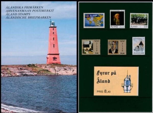 Aland Islands Åland Finland 1992 Stamps Year set MNH