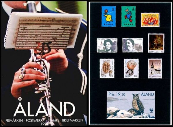 Aland Islands Åland Finland 1996 Stamps Year set MNH