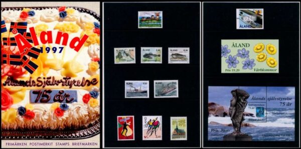 Aland Islands Åland Finland 1997 Stamps Year set MNH