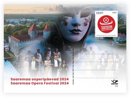 Estonia Estland Estonie 2024 Saaremaa Opera Festival Stationary postcard mint