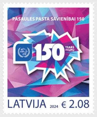 Latvia Lettland Lettonie 2024 UPU 150 joint issue Stamp MNH