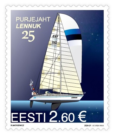 Estonia Estland Estonie 2024 Historical ships Lennuk Omniva stamp MNH