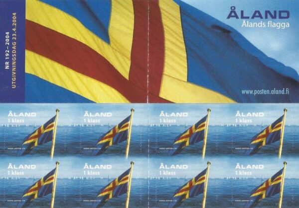 Aland islands Åland Finland 2004 Definitives Flag booklet MNH