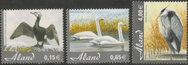 Aland islands Åland Finland 2005 Definitives birds set of 3 stamps MNH