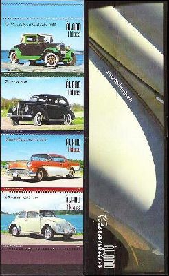 Aland islands Åland Finland 2005 Vintage museum cars 2 sets in booklet MNH