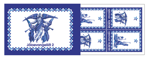 Faroe Islands Denmark 2014 Christmas Special minisheet in booklet MNH