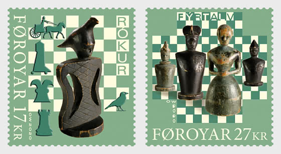 Faroe Islands Denmark 2020 Chess Set of 2 stamps MNH