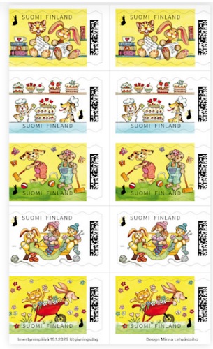 Finland Finnland Finlande 2025 St Valentine Day Booklet of 2 sets MNH