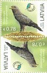 Latvia Lettland Lettonie 2019 Small eagle Nature fund tete-besh MNH