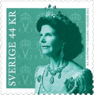 Sweden Suède Suède 2025 Definitives Königin Silvia 44 kr Stamp MNH