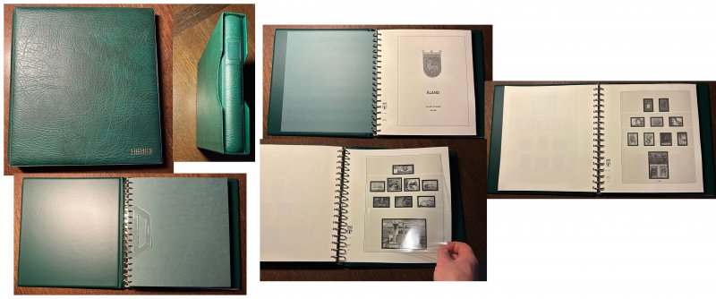 Illustrated album for Aland stamps 1984-2014 ! Lindner Special fantastic offer ! New, 46 pages with plastic mounts - Image 1