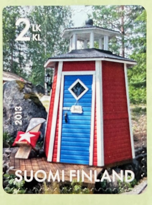 Finland 2013 Country toilets Lighthouse Stamp MNH