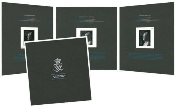Faroe Islands Denmark Greenland 2014 Prince Hendrik 80 ann joint issue Set of 3 countries in special booklet MNH