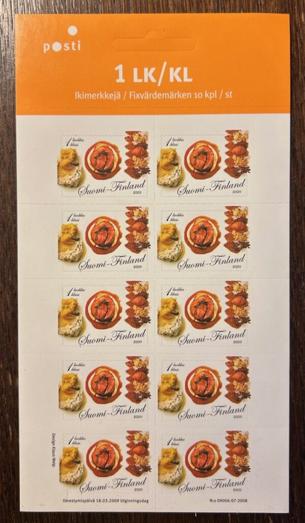 Finland 2009 Easter special national cuisine 'Delicious Easter' Sheetlet MNH
