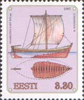 Estonia 1997 Baltic ships joint issue with Lithuania and Latvia stamp MNH