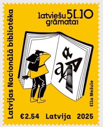 Latvia 2025 Book in Latvian 500 ann Stamp MNH