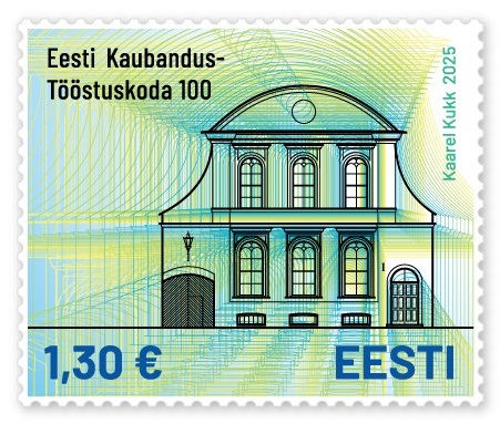 Estonia 2025 Estonian Chamber of Commerce and Industry 100 ann Stamp MNH