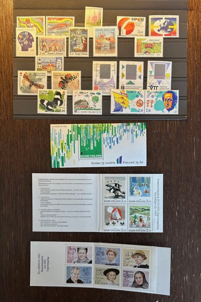 Finland 1992 Year set Stamps block booklets MNH