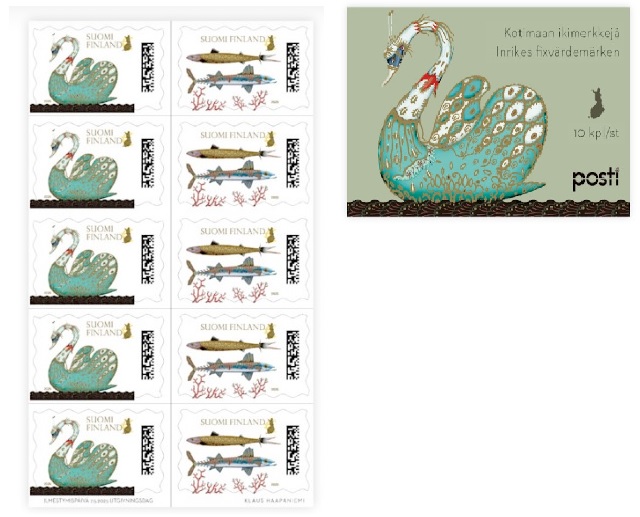 Finland 2025 Bringers of happiness 5 sets in booklet MNH - Image 1