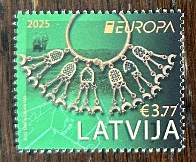 Latvia 2025 Europa CEPT Archaeological discoveries Stamp MNH