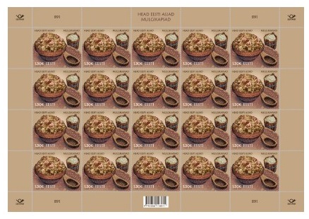 Estonia 2025 National cuisine Mulgi cabbage stew Sheetlet MNH
