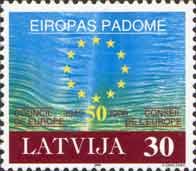 Latvia 1999 Council of Europe 50 ann Stamp MNH