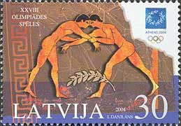 Latvia 2004 Olympic games in Athens Olympics Stamp MNH
