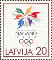 Latvia 1998 Olympic games in Nagano Olympics Stamp MNH