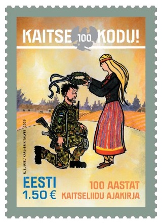 Estonia 2025 Military Magazine Kaitse Kodu! 100 ann Stamp MNH