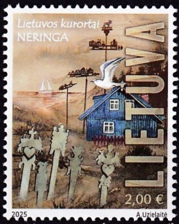 Lithuania 2025 Resorts Neringa Stamp MNH