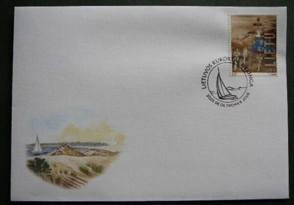 Lithuania 2025 Resorts Neringa Stamp FDC