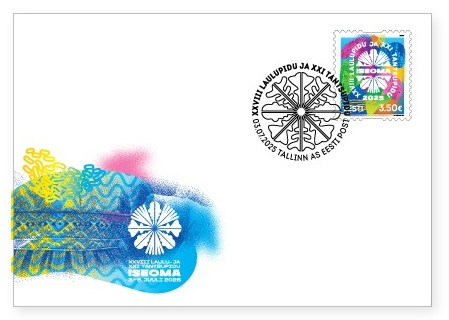 Estonia 2025 Song and dance festival Iseoma stamp FDC