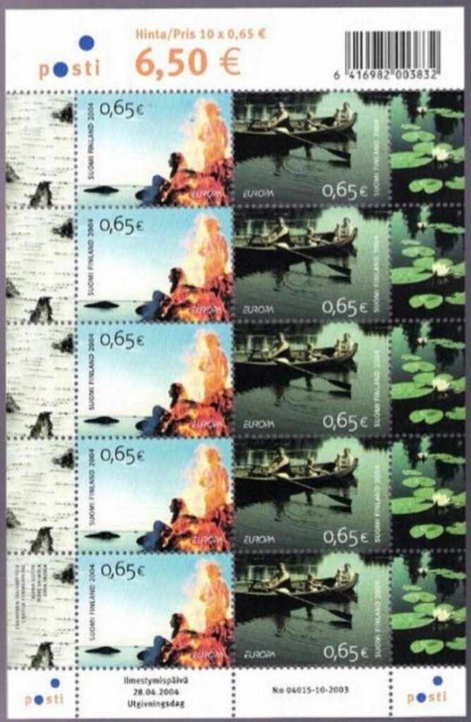 Finland 2004 Europa CEPT Holidays Rest Sheetlet MNH