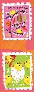 Finland 2020 Easter Posti Set of 2 stamps in strip MNH