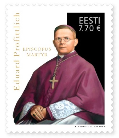 Estonia 2025 The blessed martyr Eduard Profittlich Stamp MNH