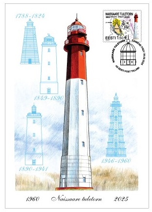 Estonia 2025 Naissaar Lighthouse Maxicard