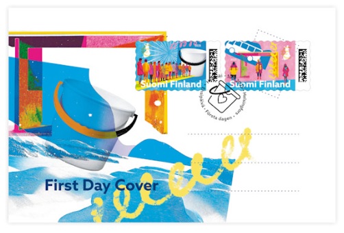 Finland 2025 Finnish Habits Set of 2 stamps FDC