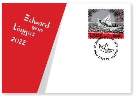 Estonia 2025 Art Edward von Lõngus 'Paper Airplane' FDC