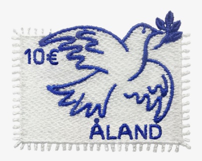 Aland Finland 2025 The dove of peace Joint issue special stamp MNH