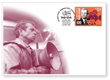 Estonia 2025 Kaljo Kiisk 100 ann prominent figure in film and theatre FDC