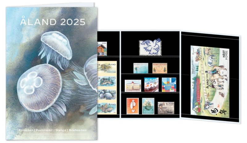 Aland Finland 2025 Stamp Year set MNH - Image 1