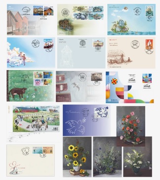 Aland Finland 2025 FDC's Year set MNH