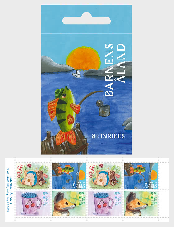 Aland Finland 2025 Children’s pictures Beautiful summer Booklet MNH
