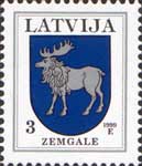 Latvia 1999 Definitives Regional Coat of Arms Zemgale 3s Stamp MNH