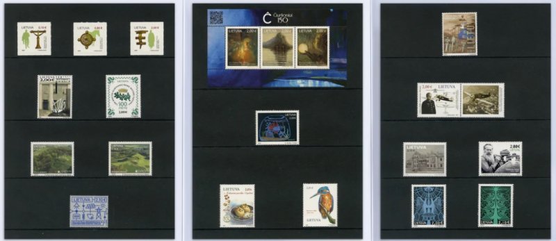 Lithuania 2025 Stamp Year set MNH - Image 1