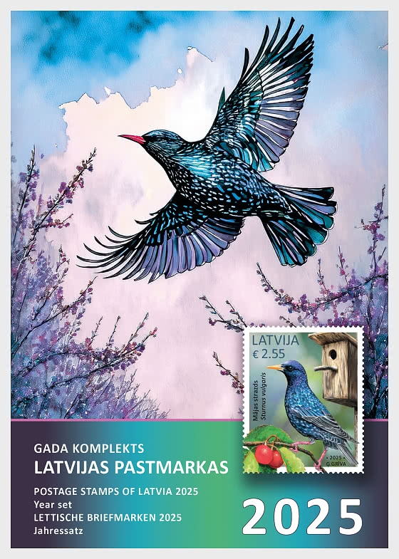 Latvia 2025 Year set in official pack MNH